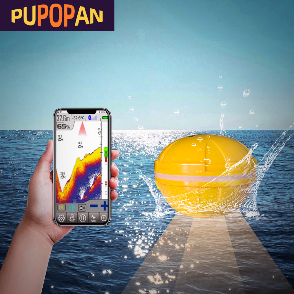 PUPOPAN 100M Brand New Smart P - огляд і ціна Fishing Depth Finder